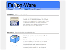 Tablet Screenshot of falcon-ware.com